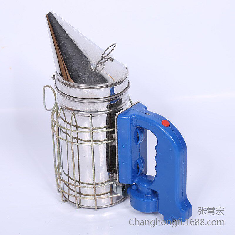电动喷烟器驱蜂 镀锌板养蜂工具  牛皮 电动喷烟驱蜂具