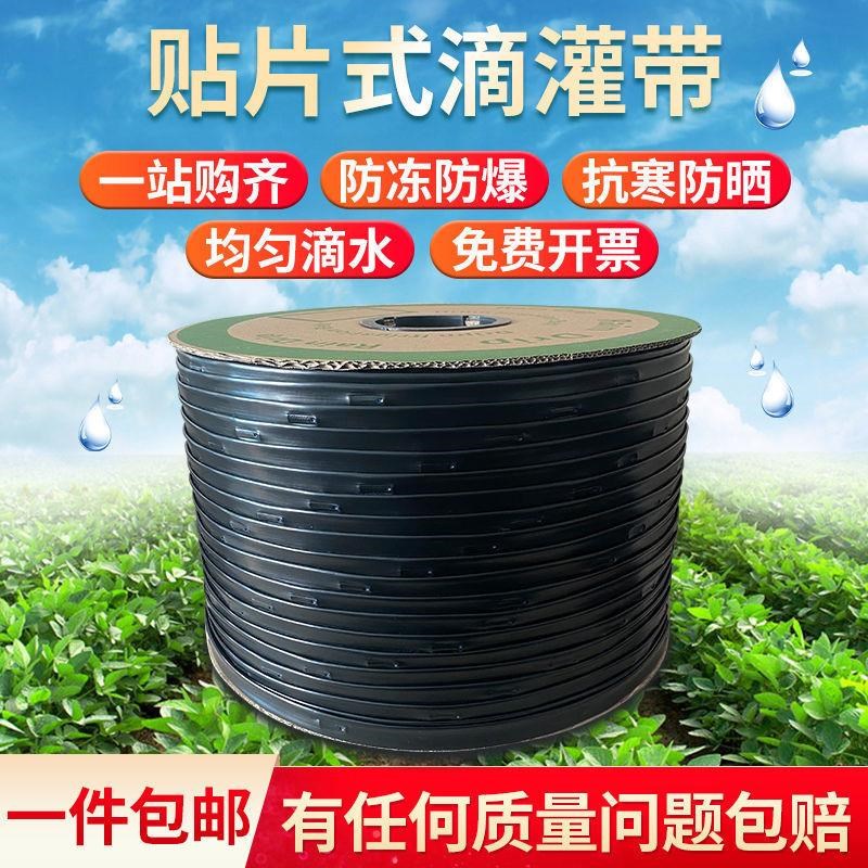 16mm贴片式双孔滴灌带单孔内镶滴管带膜下滴带无孔果树蔬菜草莓