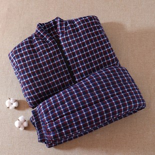 老人冬装 纯棉花手工棉衣男 中老年人居家宽松加厚保暖棉袄棉裤