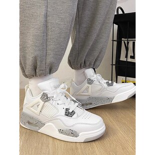 小众百搭气垫增高小白鞋 春季 男女休闲跑步鞋 2024情侣厚底老爹鞋