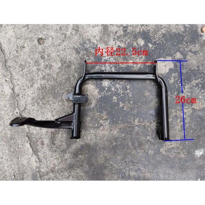 电瓶车大脚架电动车加厚双支撑电动车中撑双撑脚电摩双撑大支架