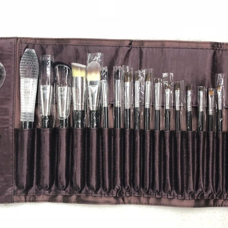 新款24支棕色包化妆套刷动物毛化妆刷紫色柄和黑色柄 两色可选,彩妆/香水/美妆工具,化妆刷,淘宝优惠券,粉丝福利购,淘宝优惠卷