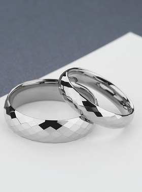 不掉色男戒装饰戒指情侣对戒高级感时尚冷淡风食指指环圣诞节礼物