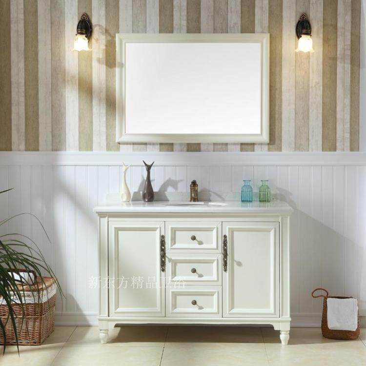 美式浴柜洗手盆柜洗漱台欧式浴室柜落地实木仿古浴室柜橡木2083,家装主材,浴室柜,淘宝优惠券,粉丝福利购,淘宝优惠卷