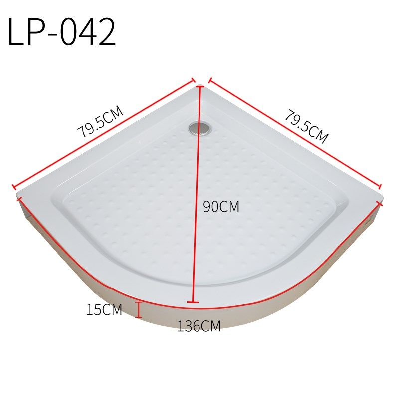 扇形淋浴房低盆底盆底座防水隔水隔断浴帘浴室防水长弧形防臭防堵,家装主材,淋浴房底盆,淘宝优惠券,粉丝福利购,淘宝优惠卷