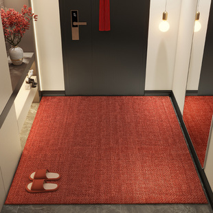 入户门地垫门口进门地毯门垫家用垫子踩脚垫防滑玄关防滑新年红色