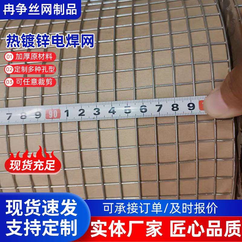热镀锌铁丝网围栏网钢丝网拦鸡网建筑网防护网铁网格玉米网养殖网