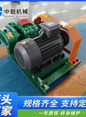 ZZR-50三叶罗茨鼓风机污水处理曝气 气力输送颗粒 压力稳定 曝气