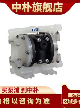 BSK气动隔膜泵P06PP-PTT4-B 1/4寸微小型往复水泵酸碱流体输送泵