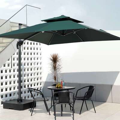 遮阳伞广告伞庭院花园奶阳台茶店咖啡厅岗亭伞罗马伞防晒神器