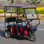 ?电动三轮车车棚雨篷加厚全透明封闭休闲小巴士折叠冬季 挡风赵之