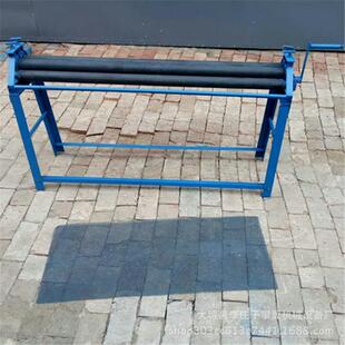 销售纱窗五轴压平机 铁皮卷料校平机 手摇平网机 1米5胶辊平网机