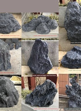 玻璃纤维材料模拟石微景观假石舞台道具园林庭院空心假山装饰摆件