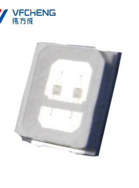 0.5w590-595nmLED贴片灯珠2835紫光晶元大芯片金线铜支架伟方成