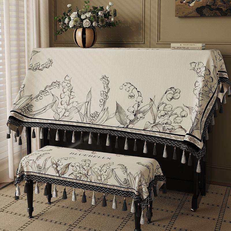 美式钢琴防尘罩盖布全罩电钢琴琴顶通用半罩遮灰盖巾琴凳保护套罩,鲜花速递/花卉仿真/绿植园艺,割草机/草坪机,淘宝优惠券,粉丝福利购,淘宝优惠卷