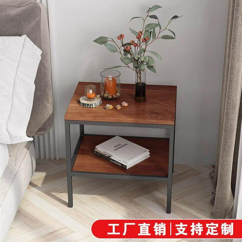 V3FP铁艺茶几简约现代客厅小户型茶桌长方形桌子方床大理石茶几