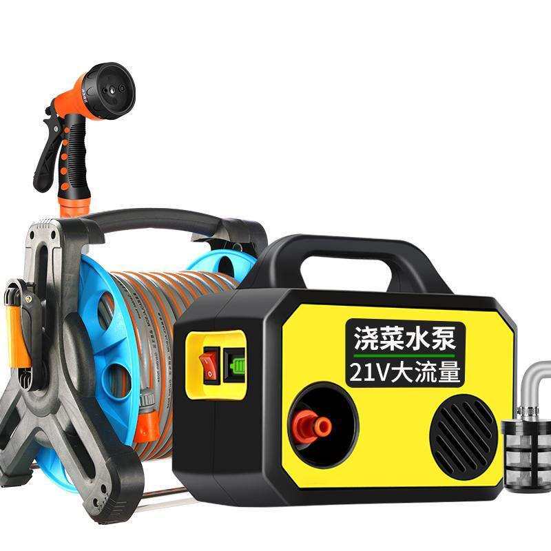菜地自动浇水神器农村浇菜菜园电动充电抽水泵灌溉锂电农用浇水机