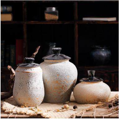 做旧粗陶花瓶干花客厅插花艺新中式禅意陶瓷家居装饰陶罐餐桌摆件,电子元器件市场,其它元器件,淘宝优惠券,粉丝福利购,淘宝优惠卷