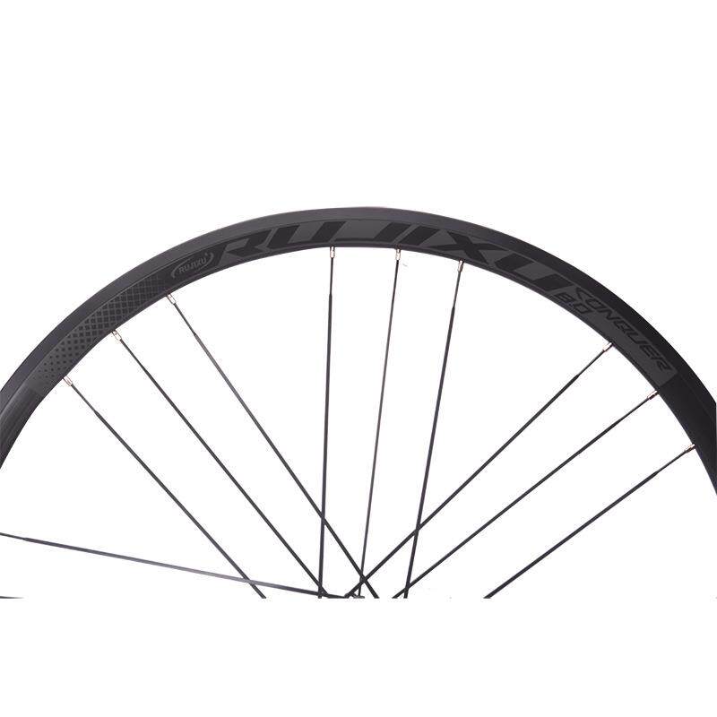 RUJIXU700C 30mm公路碟刹G3编法前二后五轴承自行车轮组