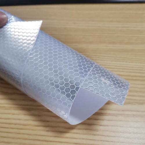 爆款工厂户外晶彩格喷绘蜂窝状夜光膜反光贴交通指示牌标识标志