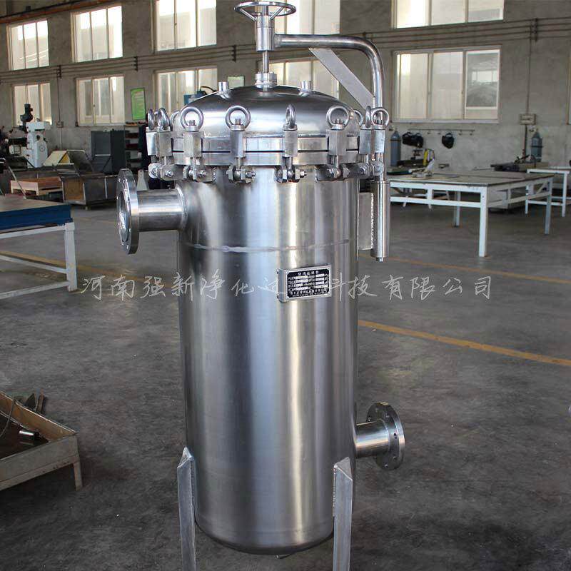 强新过滤器 工业用304/316不锈钢袋式过滤器 地下水/工业废水用