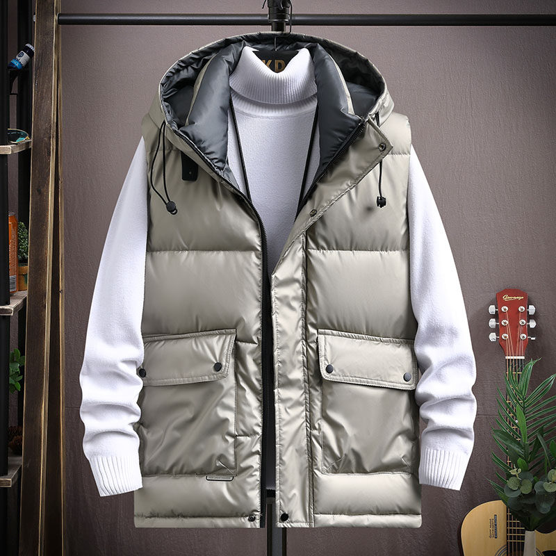 马甲男士秋冬季新款潮流帅气保暖背心加厚马夹羽绒棉外套坎肩男装,男装,常规马甲,淘宝优惠券,粉丝福利购,淘宝优惠卷