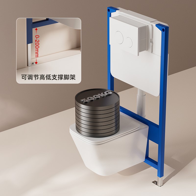 方形壁挂式马桶家用嵌入式暗装隐藏水箱墙排悬空悬挂式挂壁坐便器