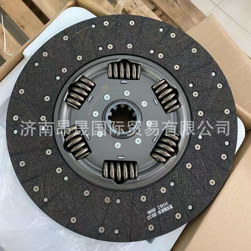 重汽HOWOT7H汕德卡C7H配件WG9925160612离合器从动盘总成出口