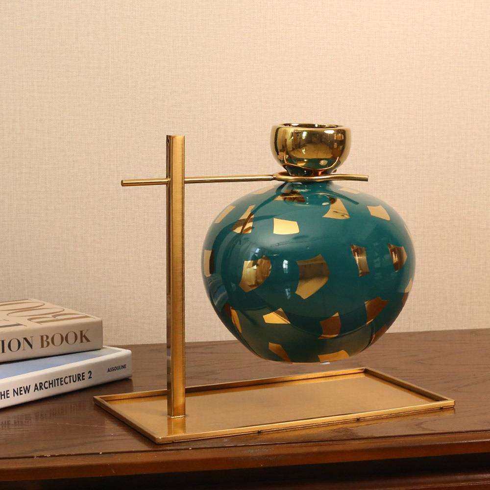 欧式新古典家居饰品摆件金属电镀花瓶陶瓷软装饰品样板房摆饰,电子元器件市场,其它元器件,淘宝优惠券,粉丝福利购,淘宝优惠卷