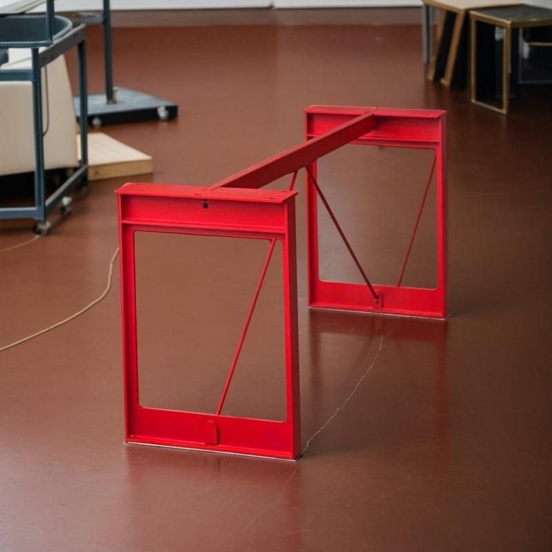 Magis burt table碳素钢餐桌桌脚金属桌腿支架书桌办公桌桌腿定作