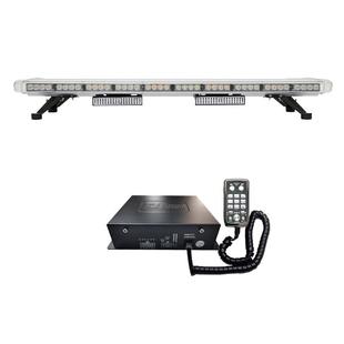 源头厂家频闪超薄警示灯条LED长排爆闪灯1.18米8400 双喇叭