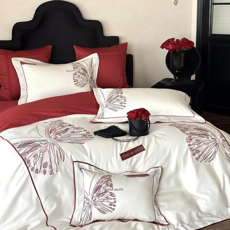 婚庆纯棉长绒棉四件套结婚红色床单刺绣被套全棉柔软舒适床上用品,鲜花速递/花卉仿真/绿植园艺,割草机/草坪机,淘宝优惠券,粉丝福利购,淘宝优惠卷