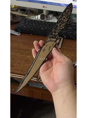 P25数控平磨440c 一体龙骨胚子厚度5mm左右 硬度58-59