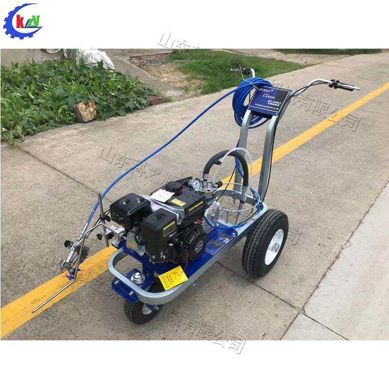 马道路冷喷划线机小区物业车位喷线机手推式塑胶跑道冷喷标线机