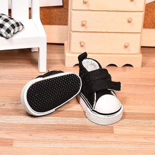 子休闲可爱公仔鞋 20CM鞋 20厘米棉花娃娃6分BJD娃用帆布鞋 30cm娃鞋