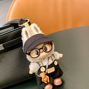 拉布布3娃衣拉bubu3.0123代17cm搪胶LA布布衣服前方高能公仔背带