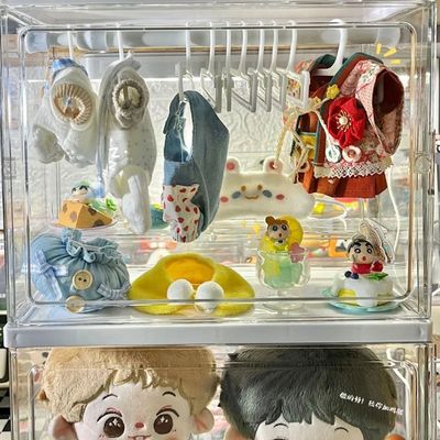 娃衣收纳20CM棉花娃娃衣柜棉花娃衣架衣撑家具娃娃专用展示架迷你