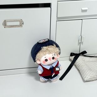 配饰 棉花娃娃海星体正常体娃服换装 10cm娃衣学院风 绯闻美高