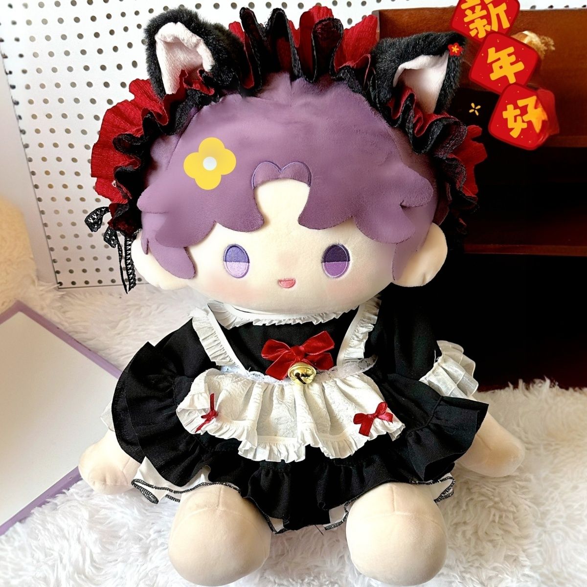 40cm娃衣新年服棉花娃娃40厘米坐体裙子一番赏衣服换装