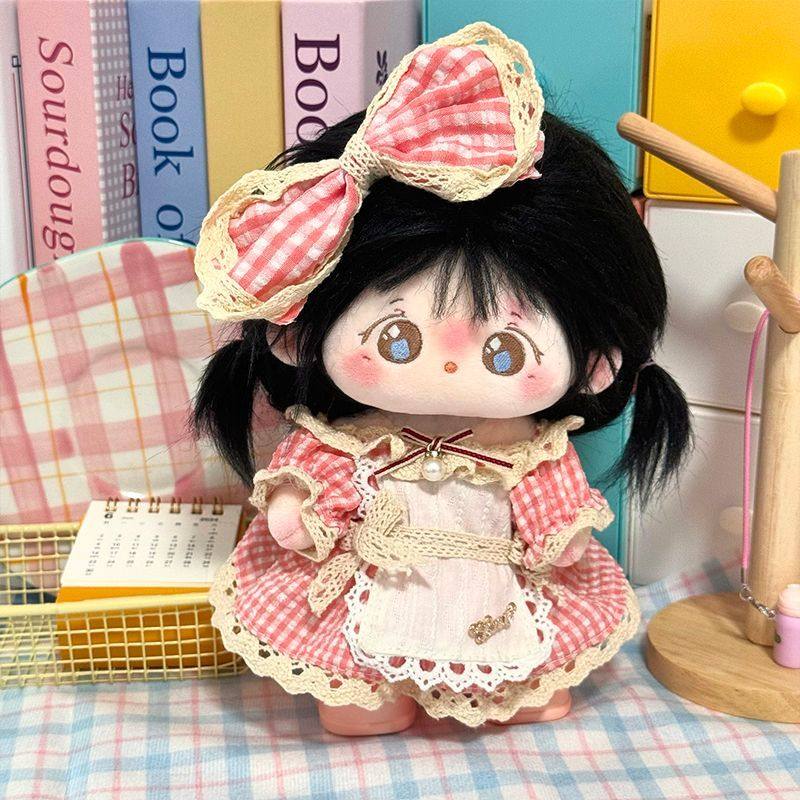 10cm娃衣20cm棉花娃娃女服连衣裙子套装玩偶公仔蜜桃甜心