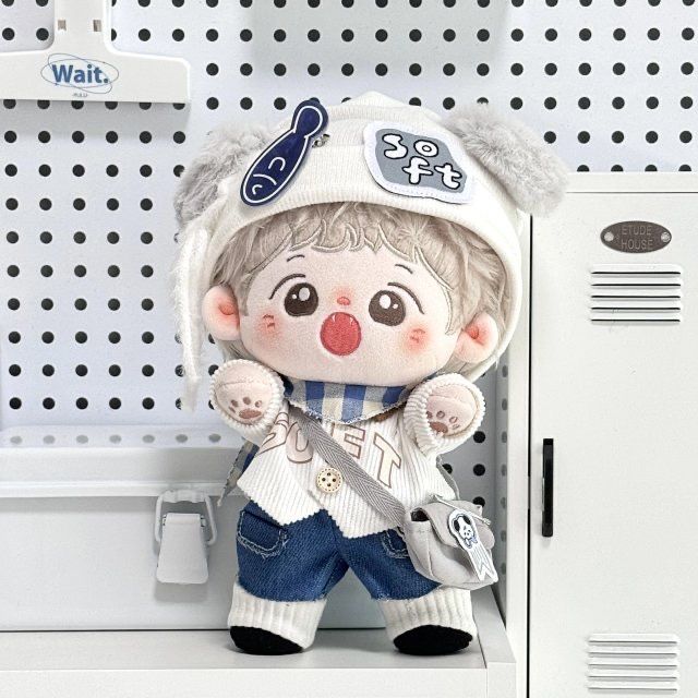 20cm娃衣棉花娃服可爱人形玩偶公仔换装配件公仔玩偶帽子套装