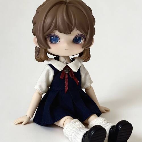 O.b.11娃衣 学院风连衣裙子12分bjd娃衣阿巳2 3 妖精体出逃 P9