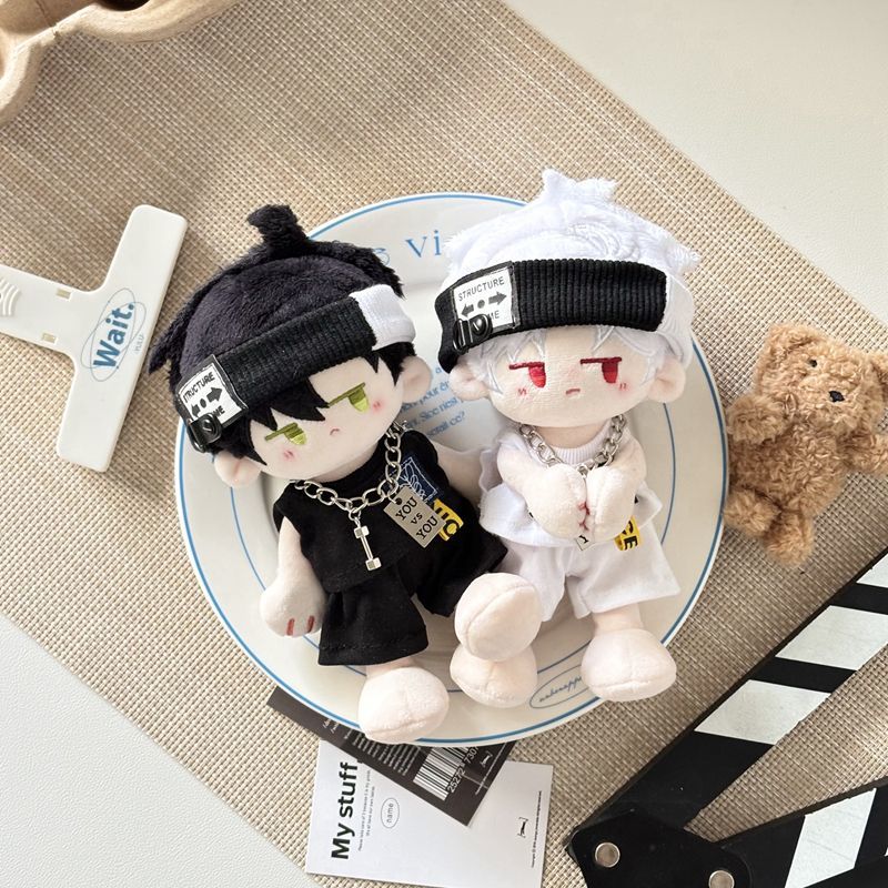 15cm娃衣捶捶体毛头小子站姿棉花娃娃20mc坐姿与正常体海星体套装