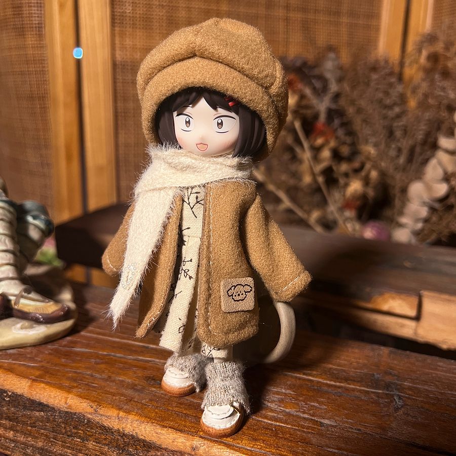 八分娃衣秋冬毛呢ob118分bjd12分换装套装16-17厘米YMY-gsc阿巳体