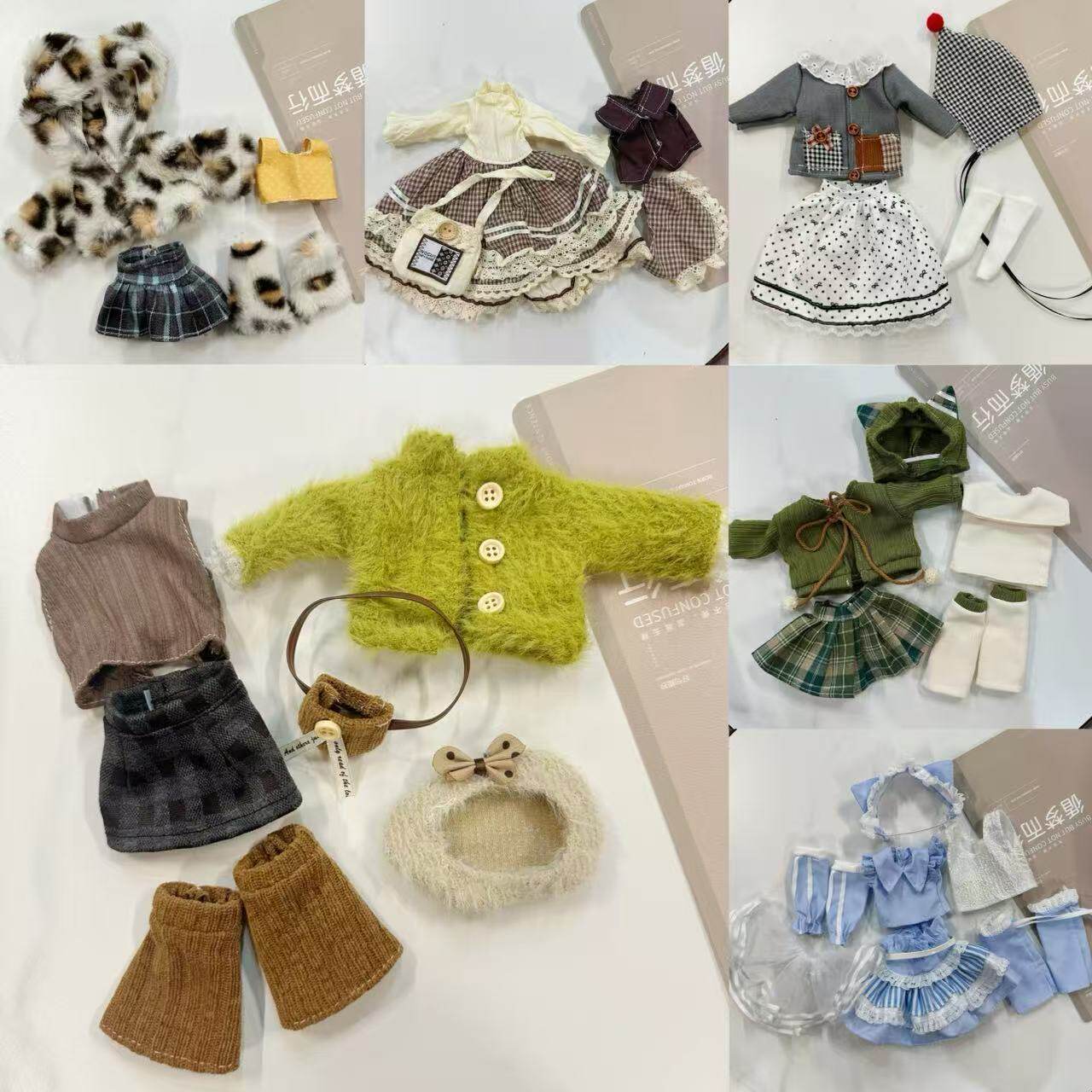 bjd娃衣6胖体洋娃娃30厘米换装洛丽塔套装连衣裙鬼妈妈玩偶衣服