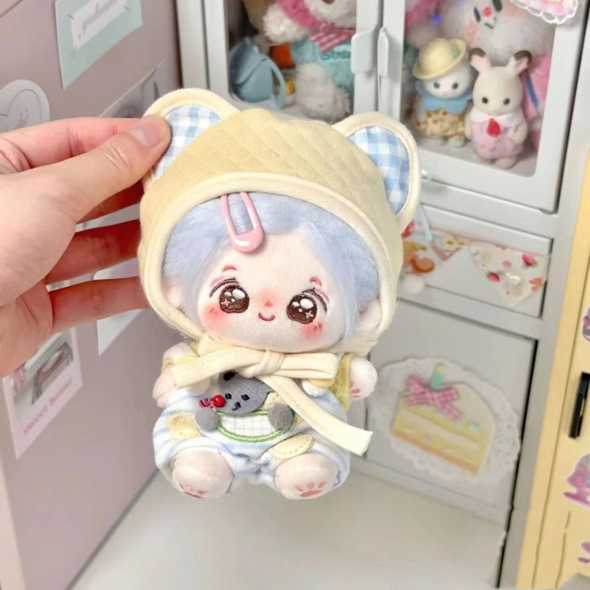 娃衣10cm新款棉花娃娃吱吱鼠兔兔系列可爱套装