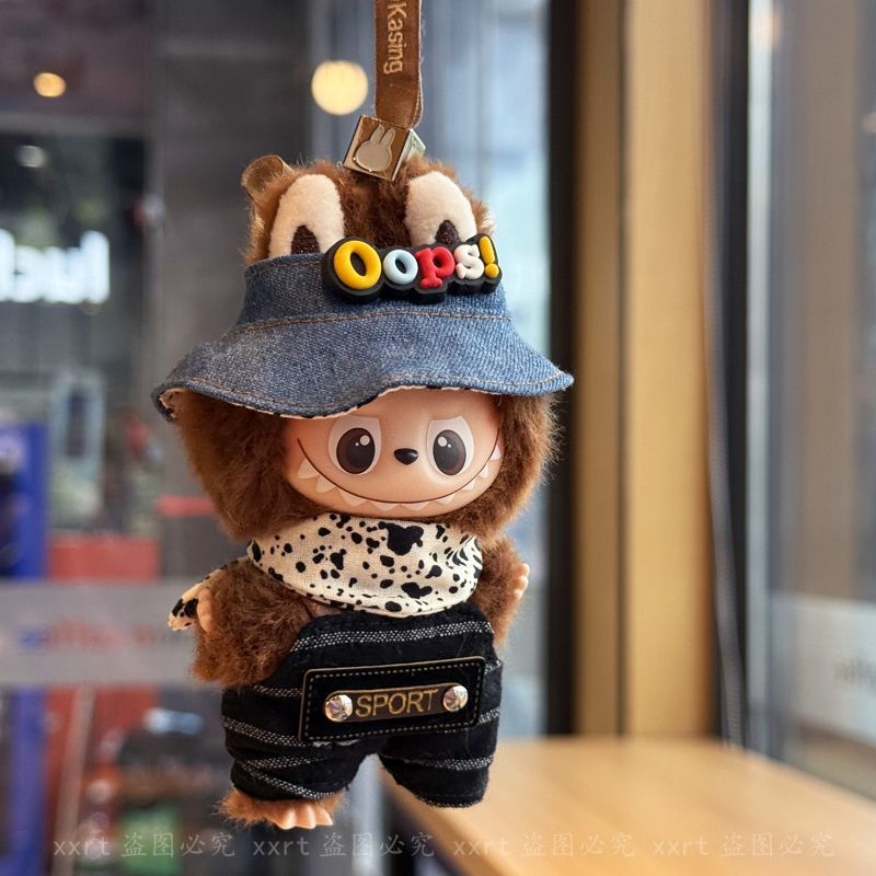 labubu四代娃衣4.0衣服心底密码毛绒10cm换装公仔迷你拉布布套装