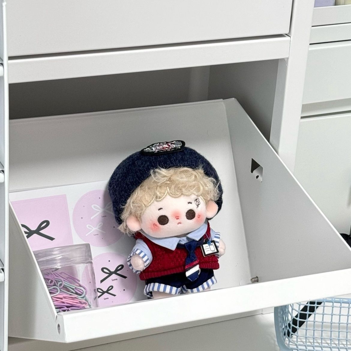 10cm海星体娃衣学院风 绯闻美高 棉花娃娃正常体娃服换装配饰