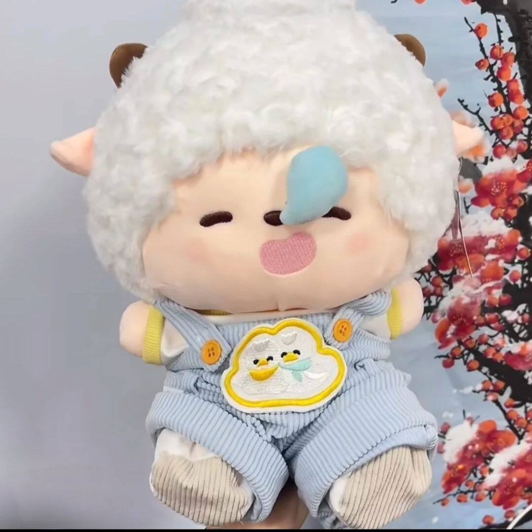 正版懒羊羊喜羊羊与灰太狼抱抱公仔毛绒玩具衣服玩偶35cm娃衣现货