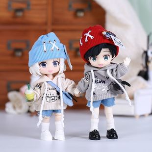 12cm娃衣ob1112分娃娃换装可爱GSC YMY P9玩偶新年衣服UFDOLL素体